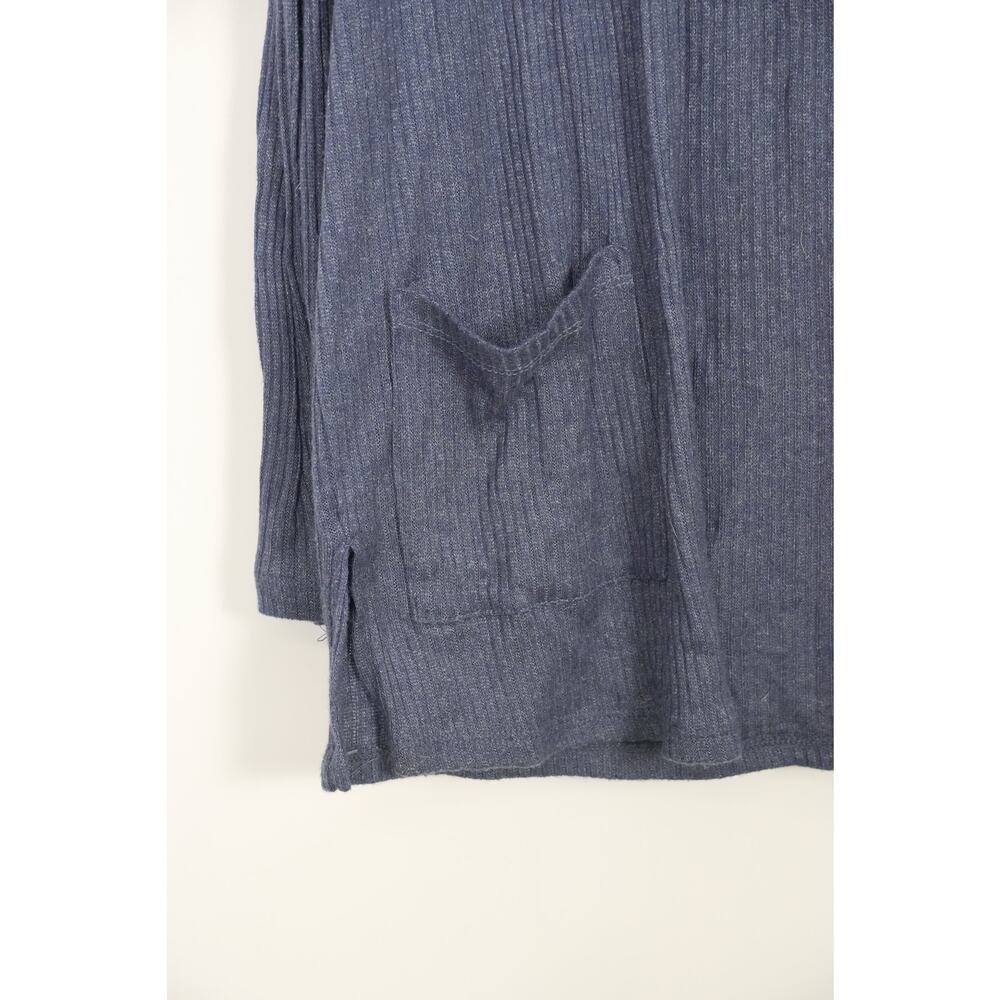 Pink Rose Blue Cardigan with Hood Size Small - Picture 3 of 6